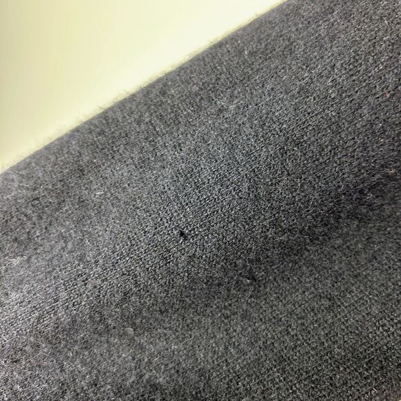 Cyn Les Vintage 1950's Lambs Wool & Angora Sequin Beaded Knit Cardigan Black 40 - Picture 11 of 15